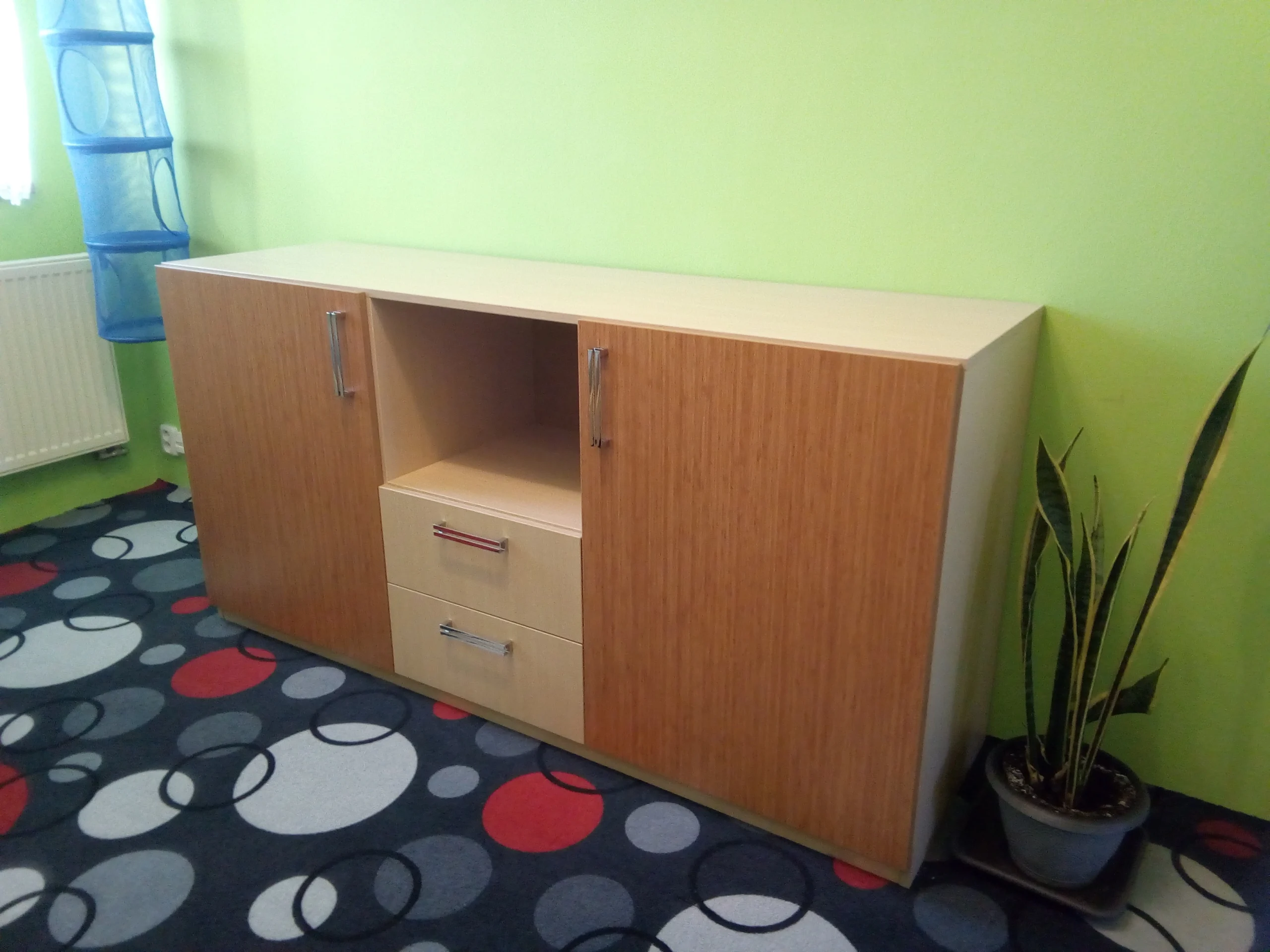 Komoda dekor Dub Marburg a bambus